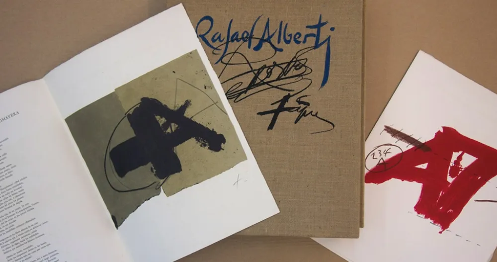 Libro Ilustrado Tàpies - Retornos De Lo Vivo Lejano - Tàpies / Alberti