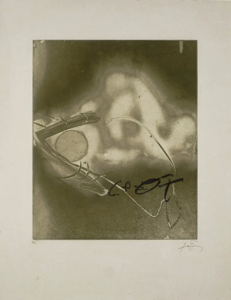 Grabado Tàpies - '' Sextina '' 