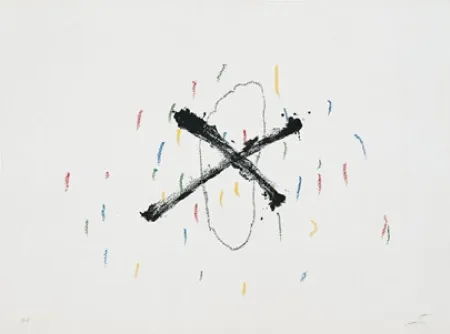 Litografía Tàpies - Silenci