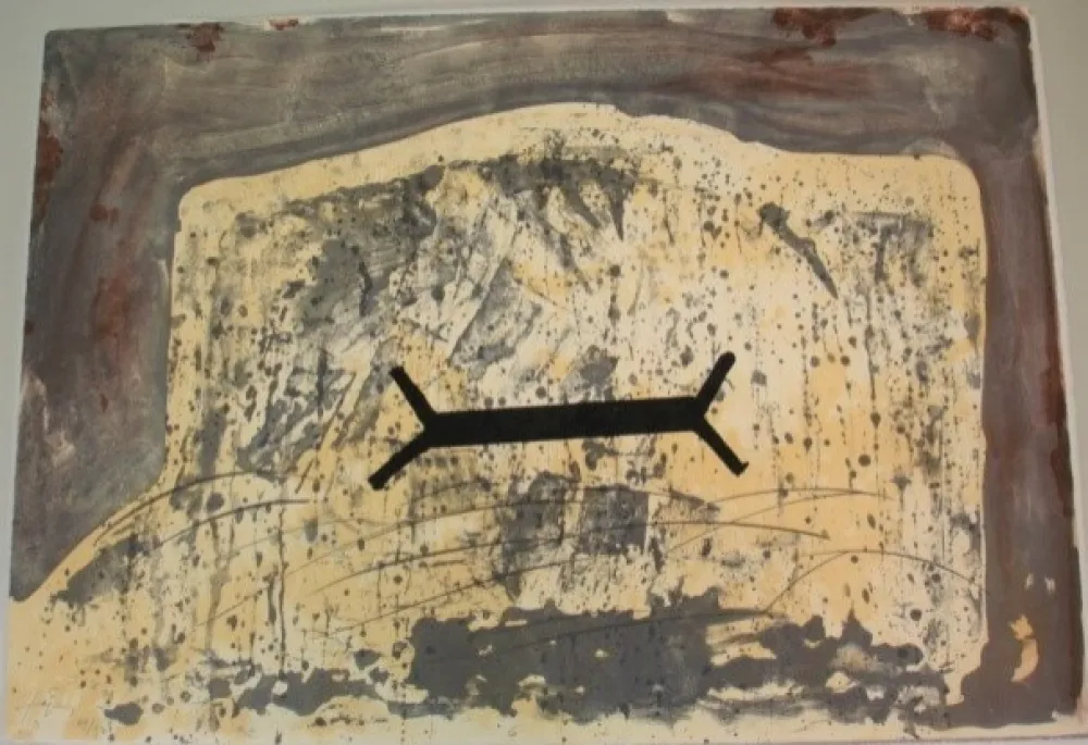 Litografía Tàpies - Suite 63 x 90