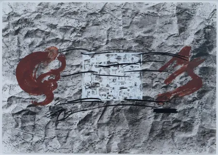Litografía Tàpies - Suite 63 x 90 (No 10)