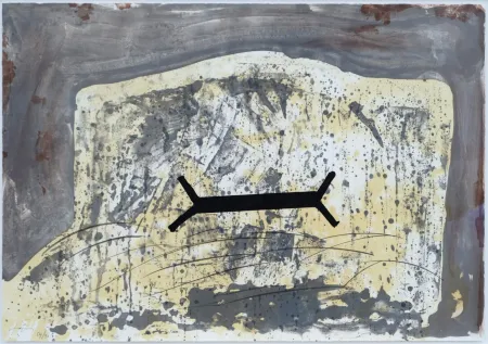 Litografía Tàpies - Suite 63 x 90 (No 6)
