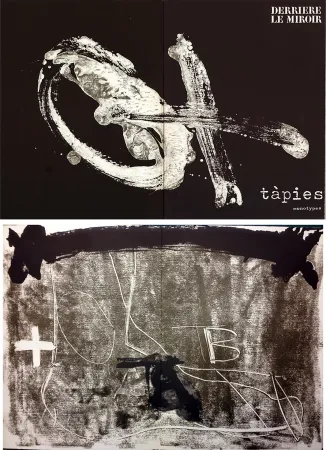 Libro Ilustrado Tàpies - TÀPIES. Monotypes . Derrière le Miroir n° 210. Juin 1974