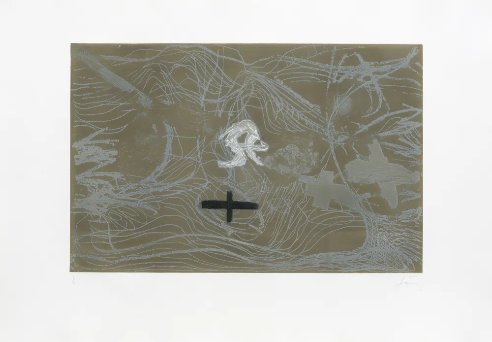 Grabado Tàpies - Terrain vague