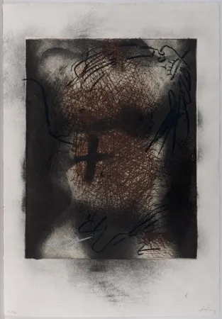 Grabado Tàpies - Tors