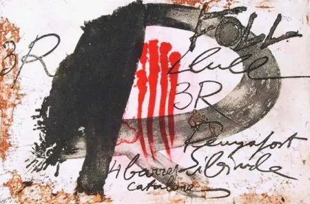 Aguafuerte Y Aguatinta Tàpies - Tres R