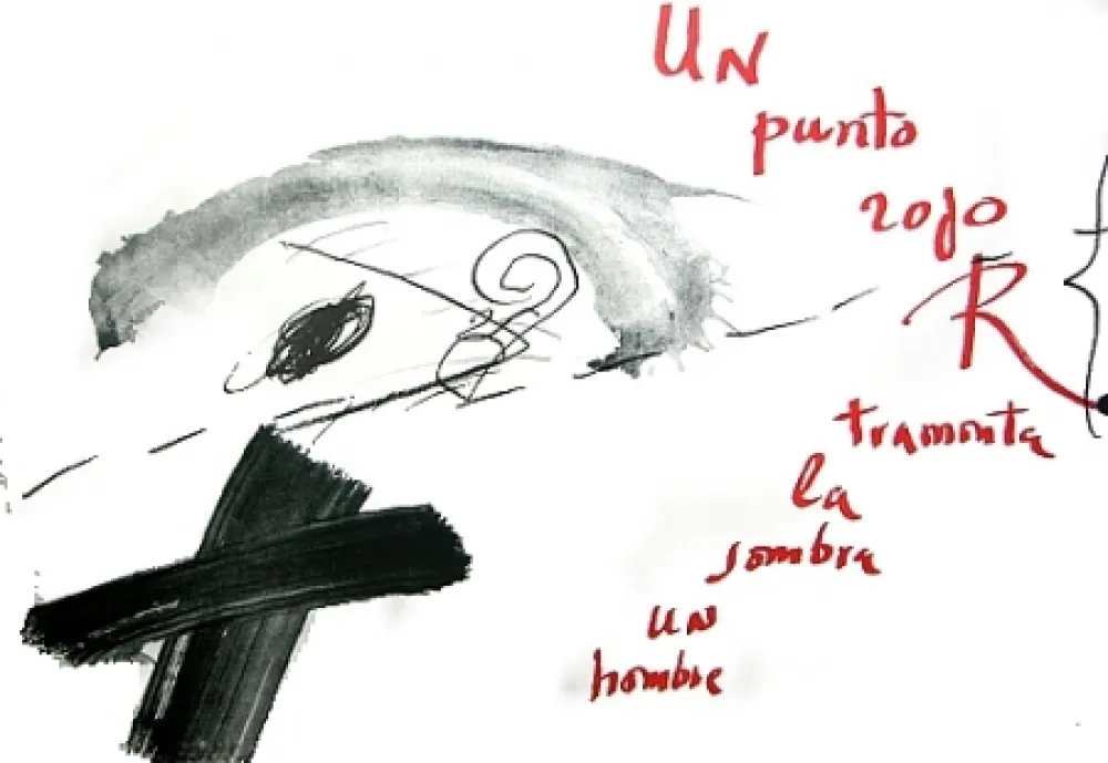 Litografía Tàpies - Un punto. . .