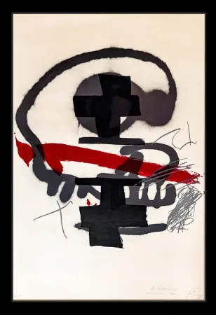 Litografía Tàpies - Untitled
