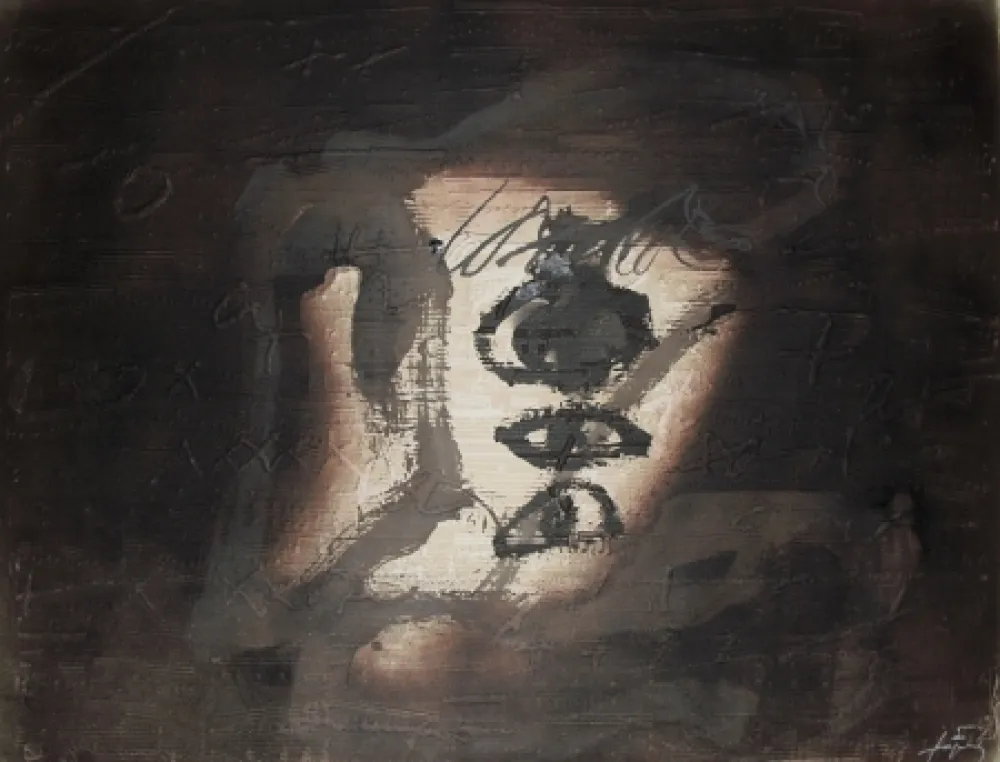 Grabado Tàpies - Variation