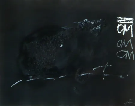 Grabado Tàpies - Variation sur un thème musical