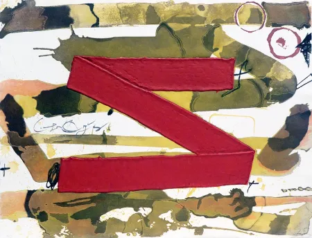 Grabado Tàpies - 