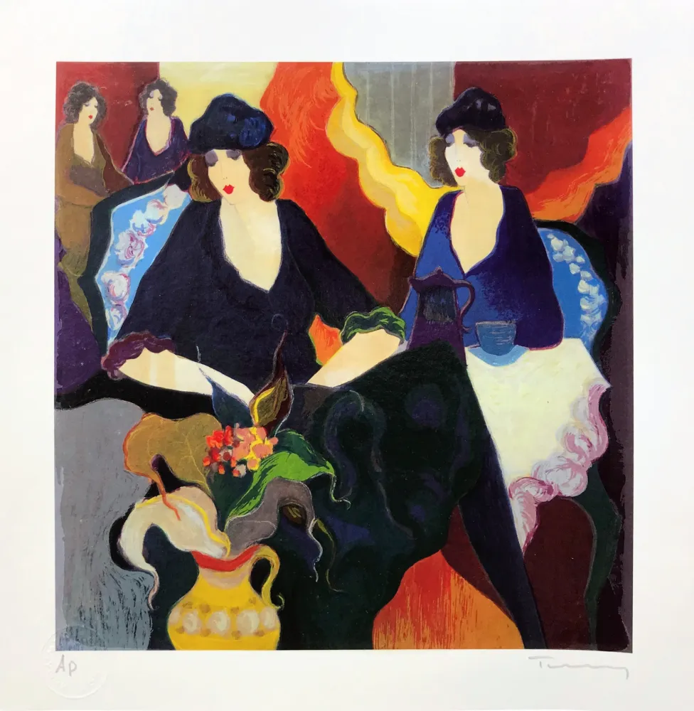 Serigrafía Tarkay - AFTERNOON TEA