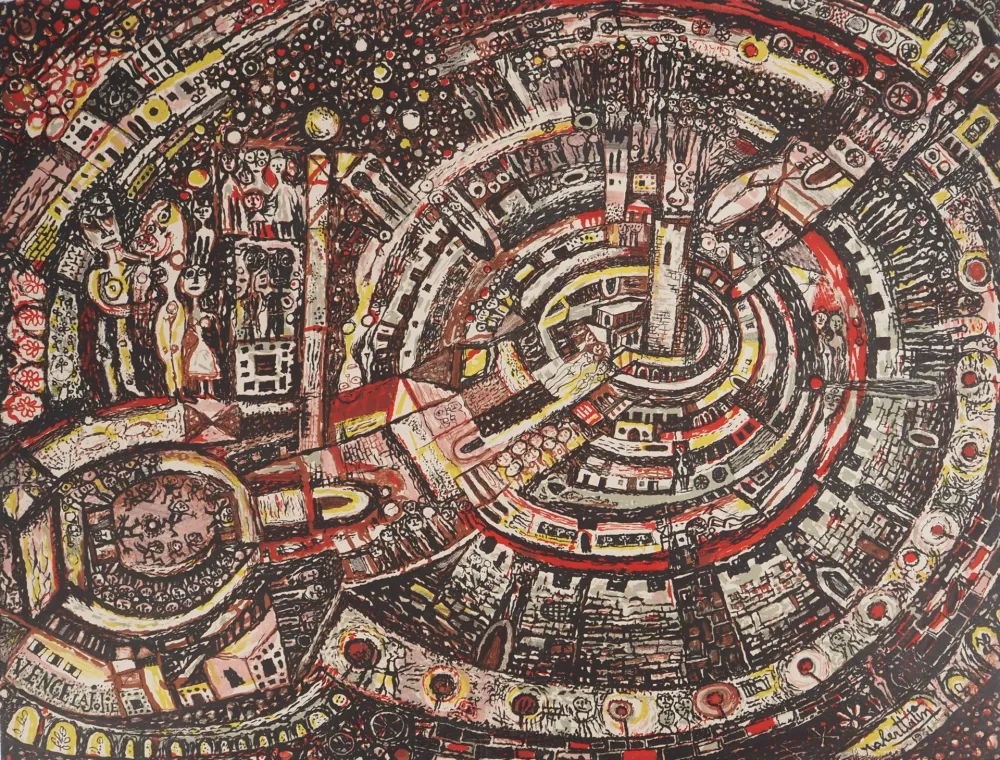 Litografía Tatin - Vence La Jolie,