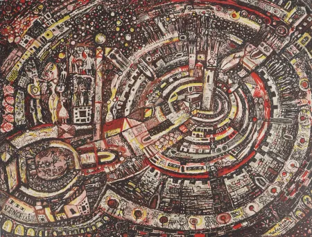 Litografía Tatin - Vence La Jolie,