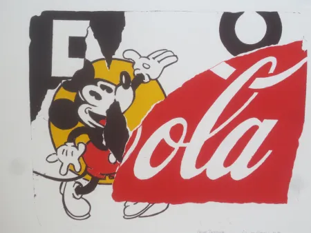 Litografía Tavoularis  - Mickey Mouse