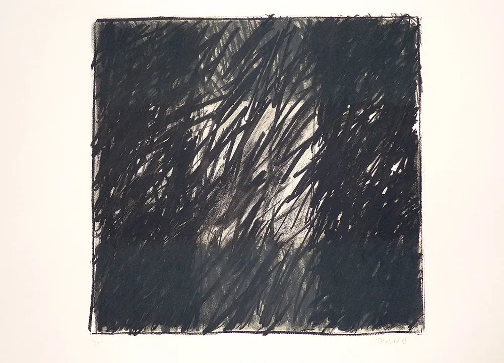 Grabado Teixidor - Encrucijada III