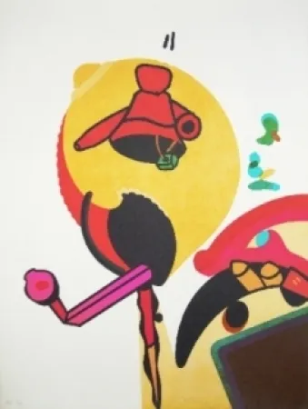 Litografía Telemaque - Le moulin à forme