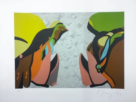 Litografía Telemaque - UTOPIE (1979).