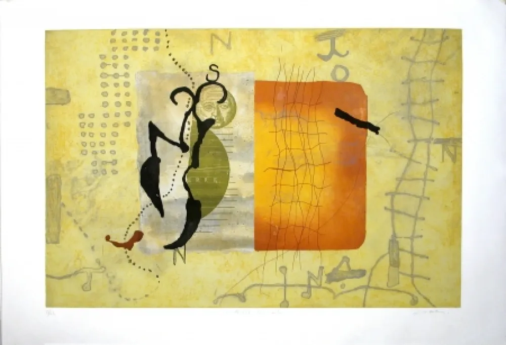 Aguafuerte Y Aguatinta Texier - Le théâtre du monde