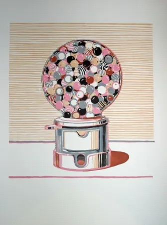 Linograbado Thiebaud - Gumball Machine