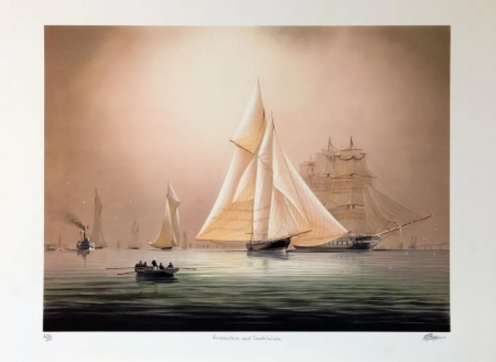 Litografía Thompson - Enchantress & constitution