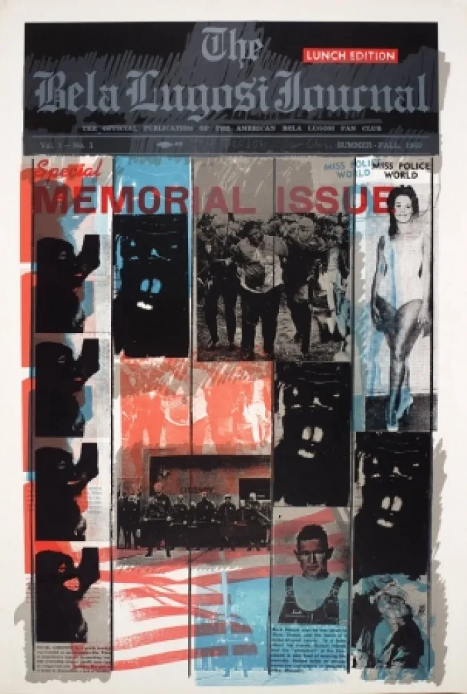 Serigrafía Tilson - Bela Lugosi Journal