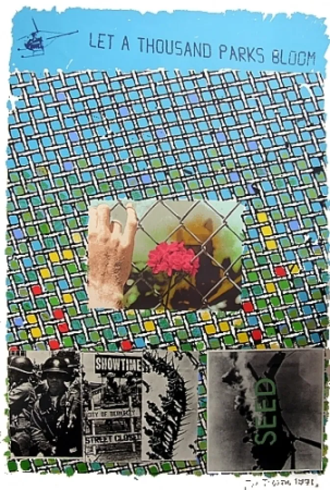 Litografía Tilson - Let a thousand parks bloom