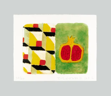 Carborundo Tilson - Melograno Diptych