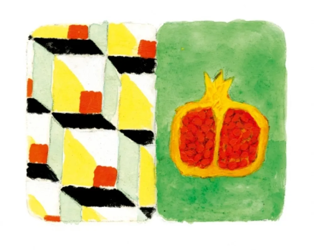 Carborundo Tilson - Stones of Venice Melograno Diptych