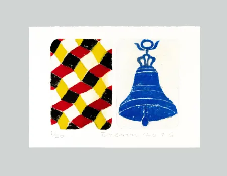 Carborundo Tilson - The Stones of Venice. La campana di San Marco Calle dei Fabbri, Diptych