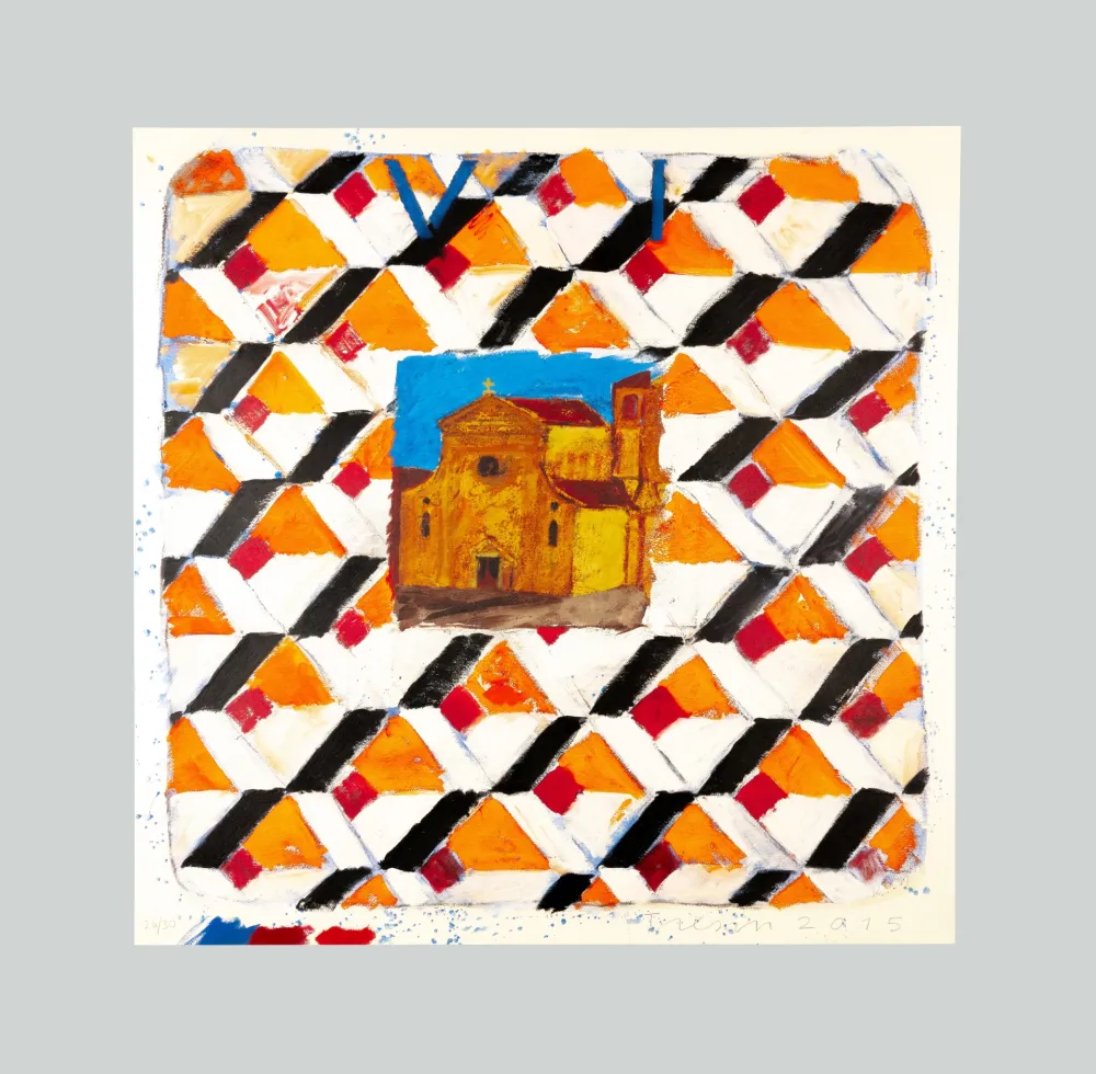 Serigrafía Tilson - The Stones of Venice. San Zan Degolà