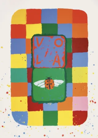 Litografía Tilson - Vola/Coccinella