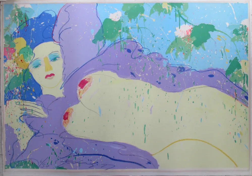 Litografía Ting - Chrysantheme