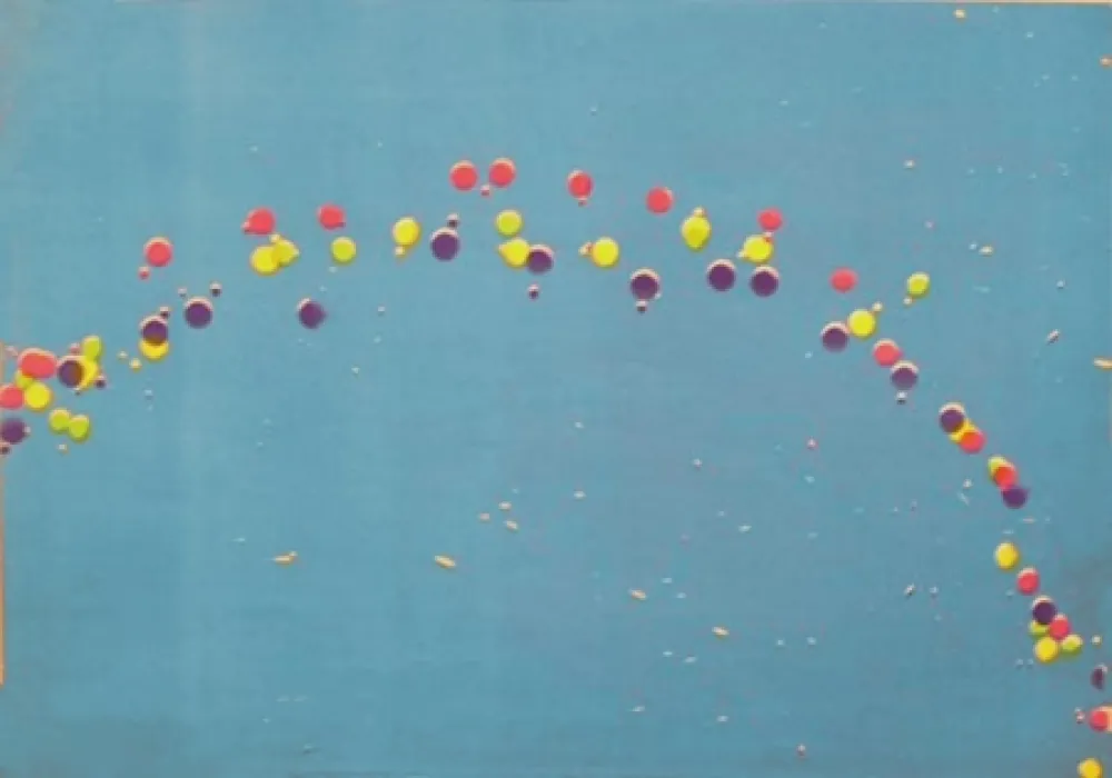 Litografía Ting - Lune danse