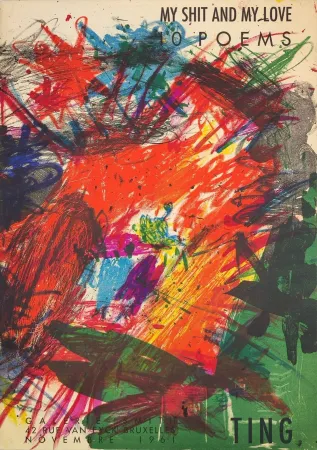 Libro Ilustrado Ting - My Shit and my love. 10 Poems. 