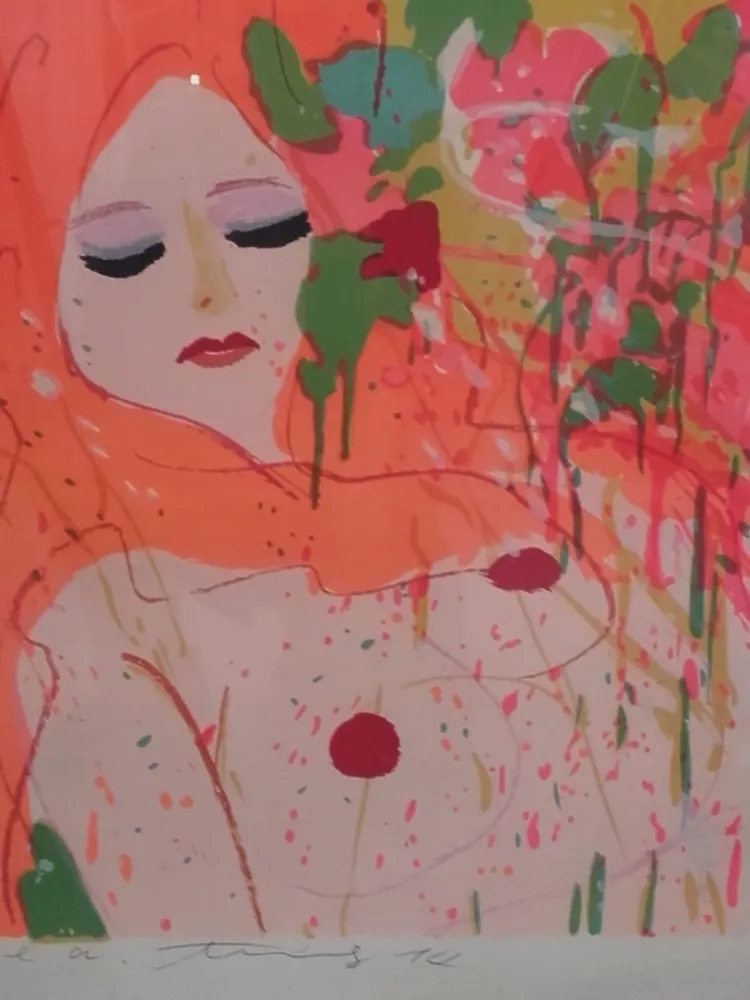 Litografía Ting - Nude