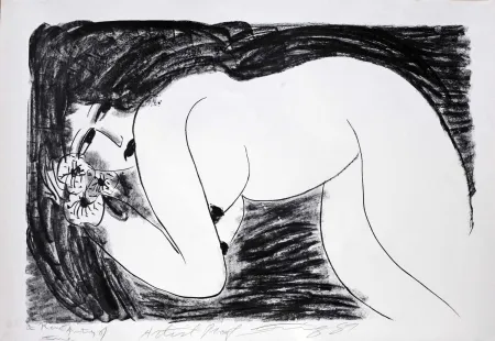 Litografía Ting - Sans titre