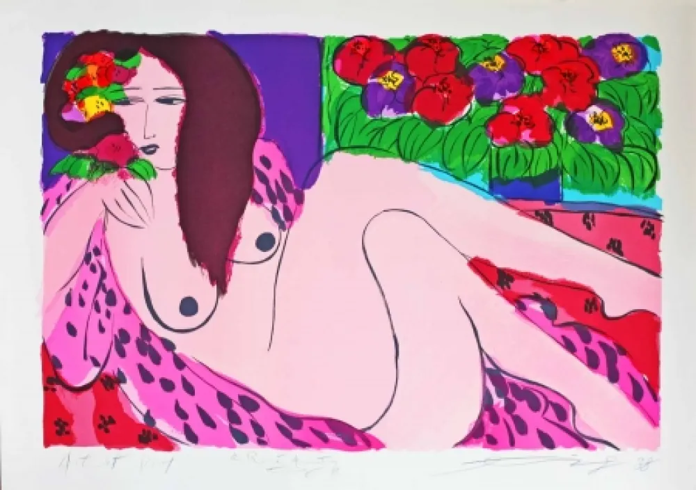 Litografía Ting - Sans titre