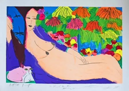 Litografía Ting - Sans titre