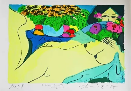 Litografía Ting - Sans titre