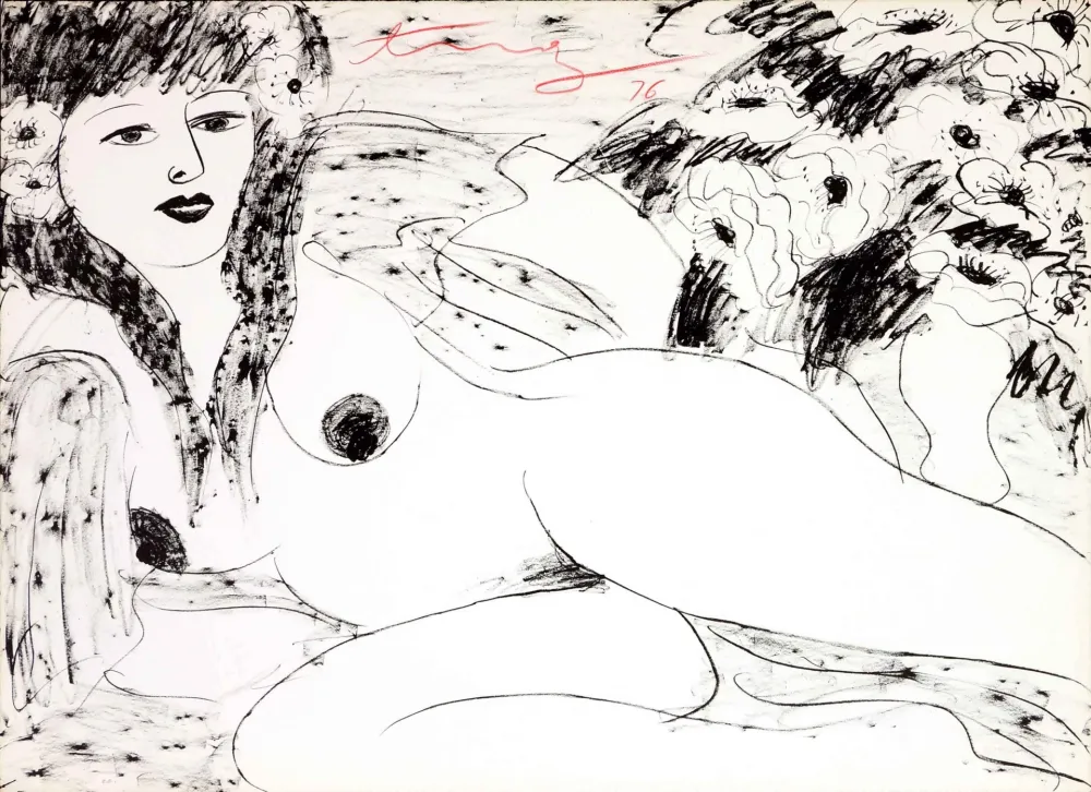 Litografía Ting - Sans titre