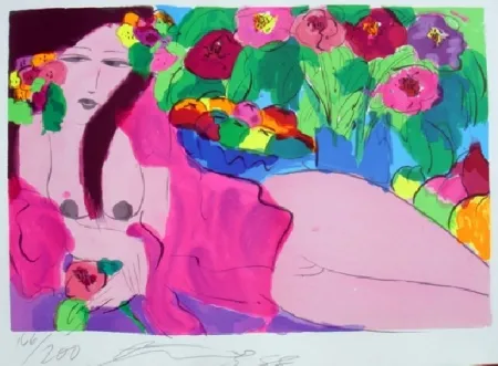 Litografía Ting - Woman 2