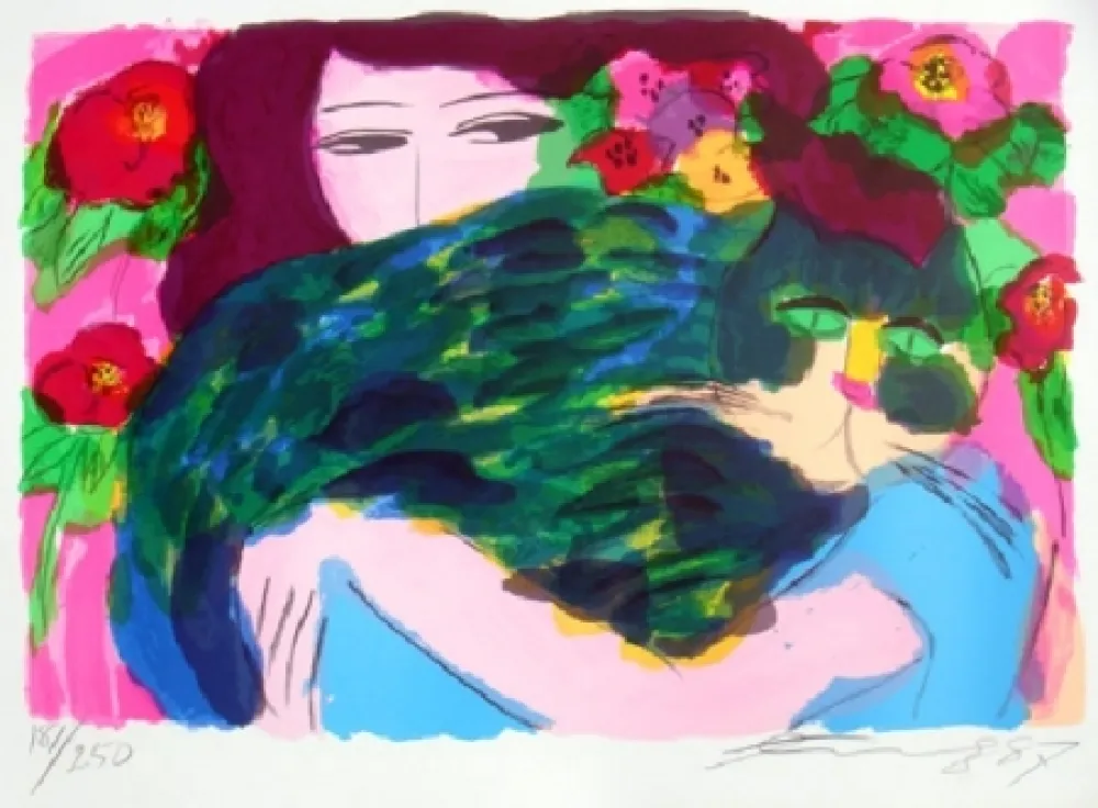 Litografía Ting - Woman 3