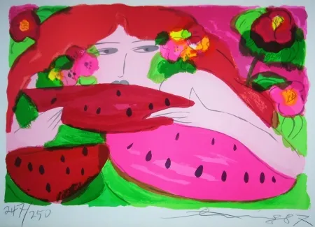 Litografía Ting - Woman 4