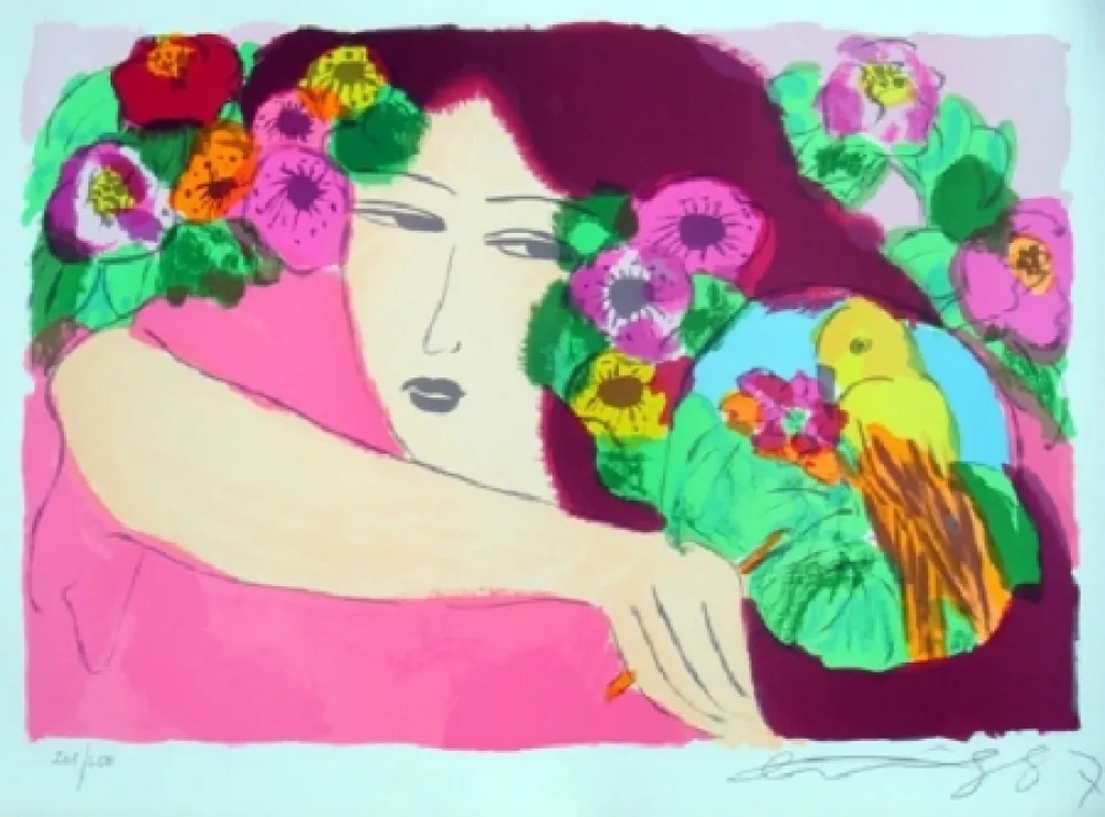 Litografía Ting - Woman 5