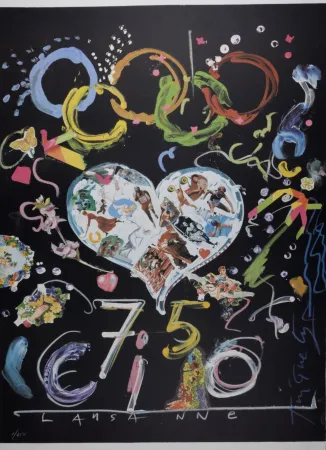 Litografía Tinguely - Composition