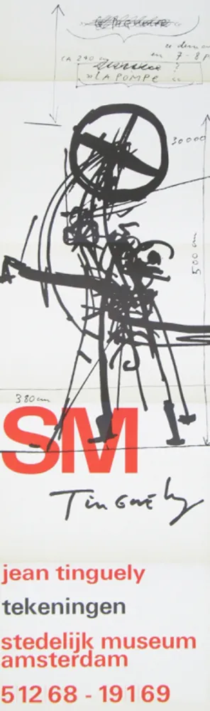 Cartel Tinguely - '' La Pompe ''