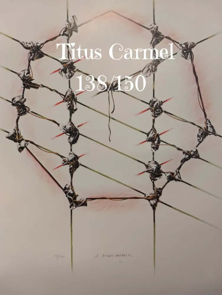 Litografía Titus Carmel - 138/150 Hand signed