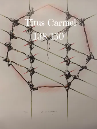 Litografía Titus Carmel - 138/150 Hand signed