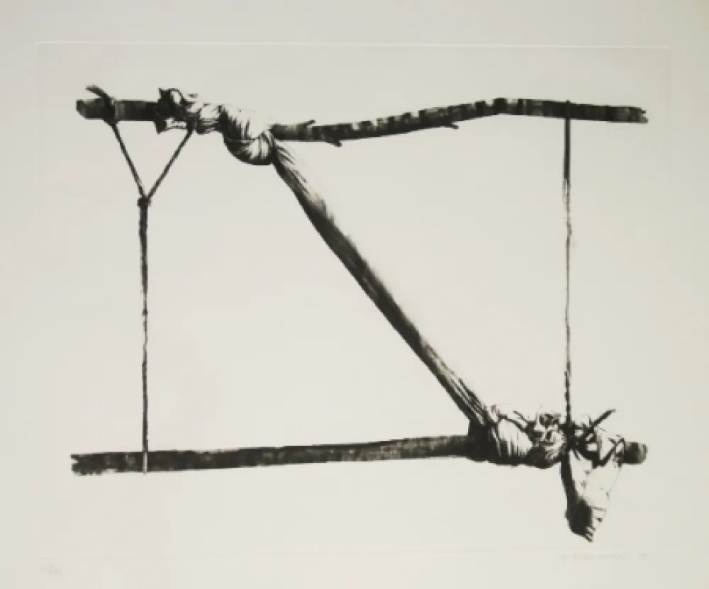 Aguafuerte Y Aguatinta Titus Carmel - Agrès 1